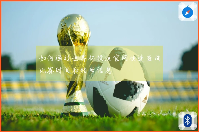 如何通过世界杯投注官网快速查询比赛时间和赔率信息