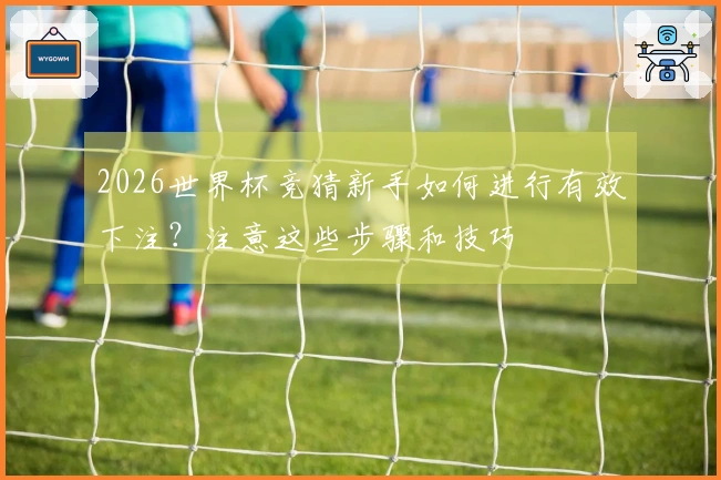 2026世界杯竞猜新手如何进行有效下注？注意这些步骤和技巧