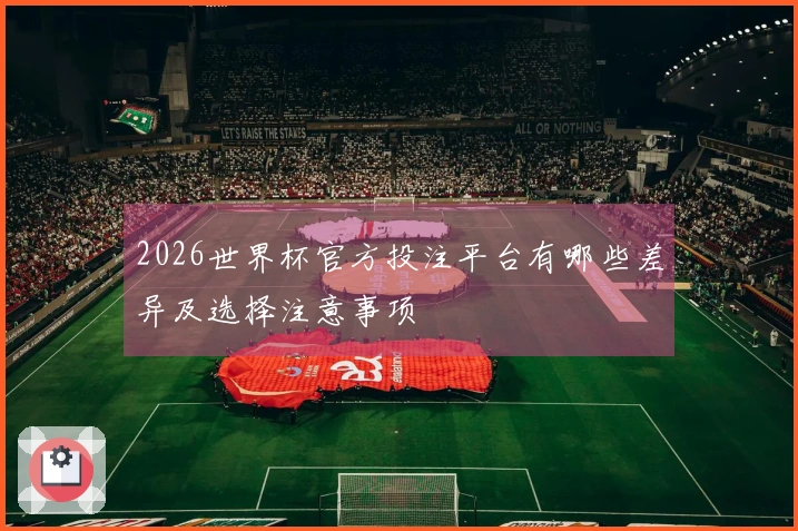 2026世界杯官方投注平台有哪些差异及选择注意事项